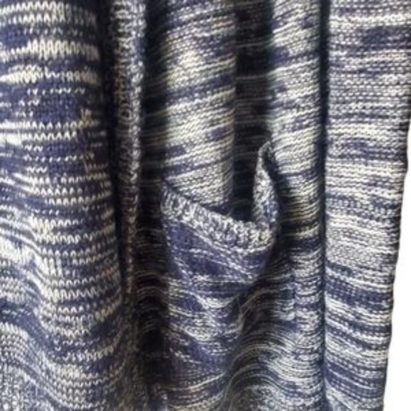 ARIZONA JEANS | Blue Cardigan Long Hooded Sweater | Medium - Picture 5 of 5